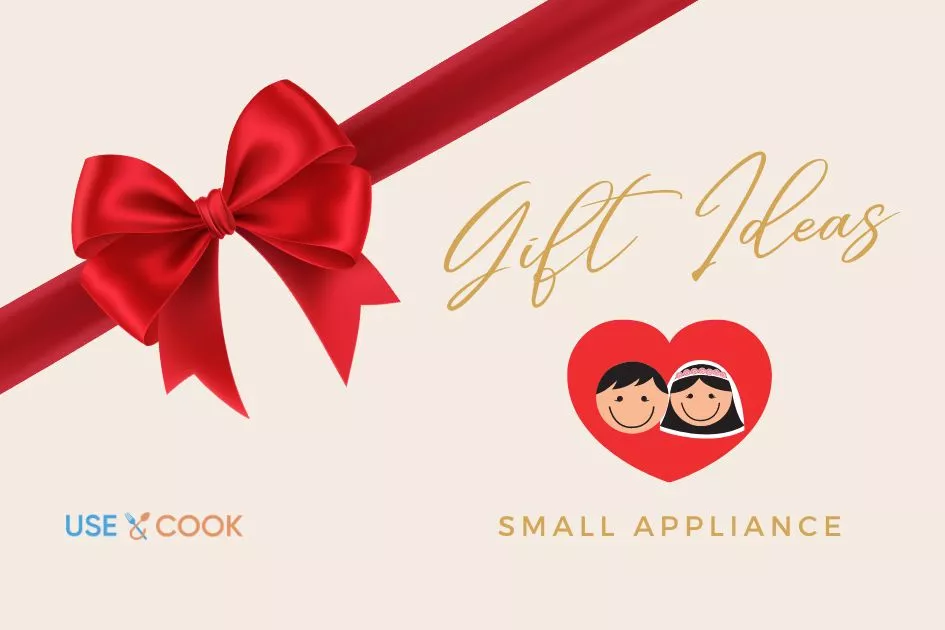 Small Appliance Gift Ideas For Newlywed Couples Illustratıon with a couple in a heart graphic