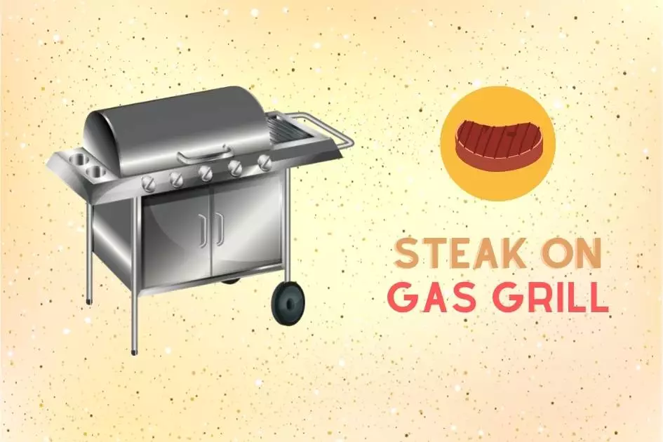 Illustration on How to Grill Steak on a Gas Grill