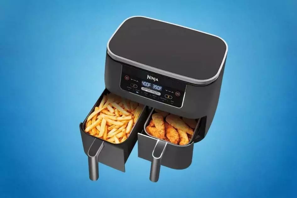 ninja air fryer and cooker on stage